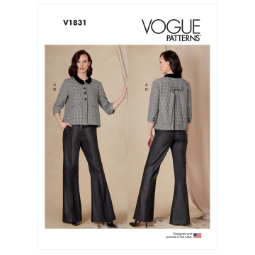 Naaipatroon Vogue 1831 combination, maat 34-42 Dui/En/Fr
