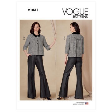 Naaipatroon Vogue 1831 combination, maat 42-50 Dui/En/Fr