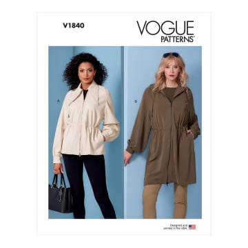 Naaipatroon Vogue 1840 jas, 34-42 Dui/En/Fr