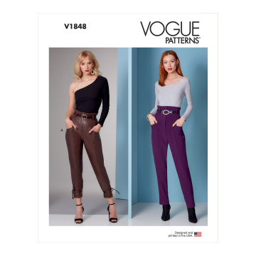 Naaipatroon Vogue 1848 broek, maat 34-42, Dui/En/Fr