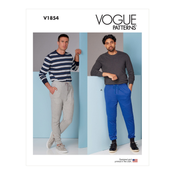 Naaipatroon Vogue 1853 broek Gr. 50-56, Dui/En/Fr
