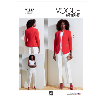 Naaipatroon Vogue 1867 designer combination, maat 32-40 Dui/En/Fr