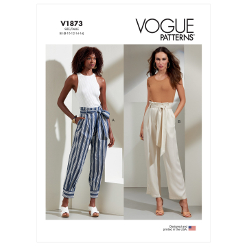 Pattern Vogue 1873 Broek, maat 34-42, Dui/En/Fr