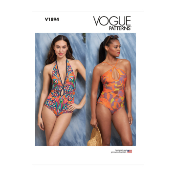 Patron Vogue 1894 maillot de bain, taille 34-42 en français