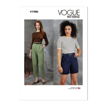 Naaipatroon Vogue 1900 broek, maat 34-42 Dui/En/Fr