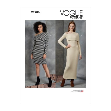 Patron Vogue 1906 robe, taille 44-52 en français