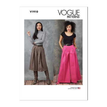 Naaipatroon Vogue 1910 broek, maat 44-52 Dui/En/Fr