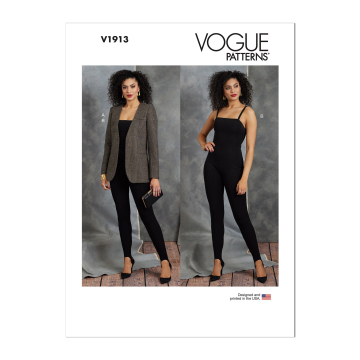 Naaipatroon Vogue 1913 combination, maat 44-52 Dui/En/Fr