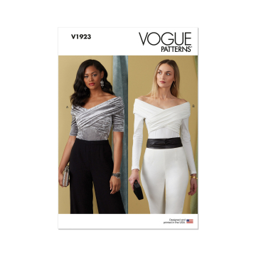 Naaipatroon Vogue 1923 Top, maat  34-42, Dui/En/Fr