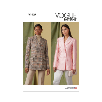 Naaipatroon Vogue 1927 Blazer, maat 34-42, Dui/En/Fr