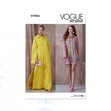 Naaipatroon Vogue 1933  jurk, maat 32-40 Dui/En/Fr