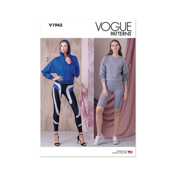 Patron Vogue 1945 tenue sportive femme, taille 32-48 en français