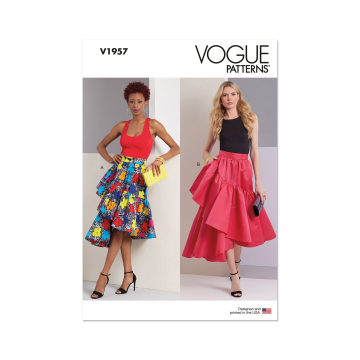 Patron Vogue 1957 jupe femme, taille 44-52 en français