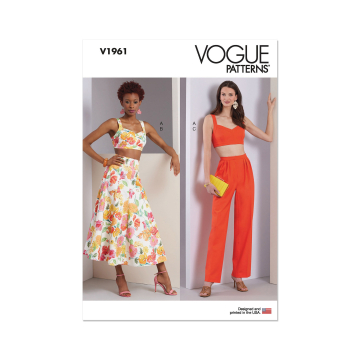Naaipatroon Vogue 1961 combinatie, maat 40-48 Dui/En/Fr