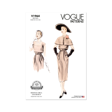 Naaipatroon Vogue 1964 Combinatie, maat 36-44, Dui/En/Fr