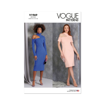 Patron Vogue 1969 robe femme, taille 34-42, en français