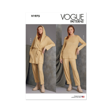 Naaipatroon Vogue 1975 combination, maat 34-42 Dui/En/Fr