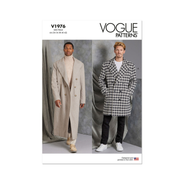 Vogue 1976 mantel Gr. 44-52, Dui/En/Fr