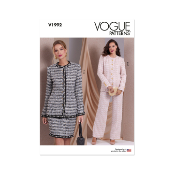 Naaipatroon Vogue 1992 combination, maat 34-42 Dui/En/Fr