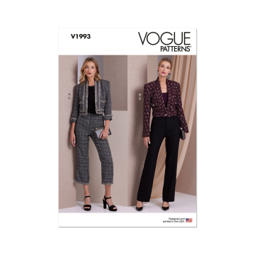Naaipatroon Vogue 1993 combination, maat 42-50 Dui/En/Fr