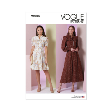 Naaipatroon Vogue 2005 jurk, maat 32-40, Dui/En/Fr