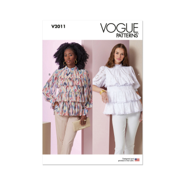 Naaipatroon Vogue 2011 top, maat 34-42, Dui/En/Fr