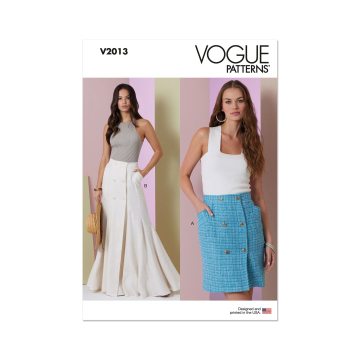 Naaipatroon Vogue 2013 jurk, maat 42-50 Dui/En/Fr