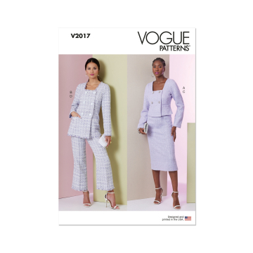 Naaipatroon Vogue 2017 combination, maat 44-52 Dui/En/Fr
