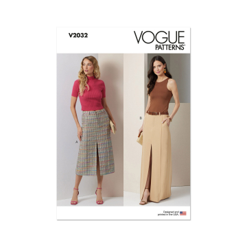 Naaipatroon Vogue 2032 Rok, maat 34-42 Dui/En/Fr