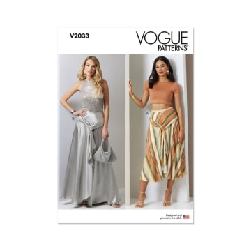Naaipatroon Vogue 2033 Rok, maat 38-46 Dui/En/Fr