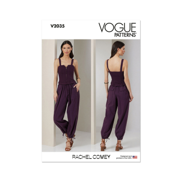 Naaipatroon Vogue 2035 Jumpsuit, maat 32-40 Dui/En/Fr
