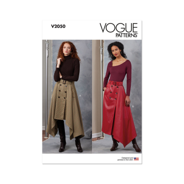 Naaipatroon Vogue 2050 Dames Rok, maat 34-42 Dui/En/Fr