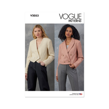 Naaipatroon Vogue 2053 Dames Jas, maat 40-48 Dui/En/Fr