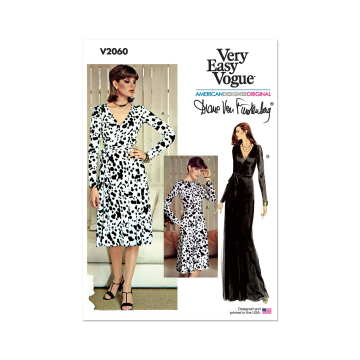 Naaipatroon Vogue 2060 Dames Jurk, maat 34-42 Dui/En/Fr