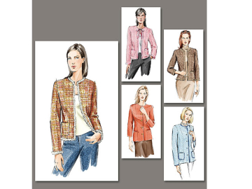 Patron Vogue 7975 veste taille 32-36, en français