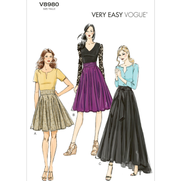 Patron Vogue 8980 robe, en français