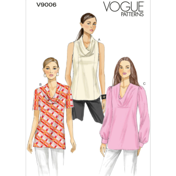 Patron Vogue 9006 top et blouse, en français