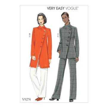 Naaipatroon Vogue 9274 combinatie, maat  40-48, Dui/En/Fr