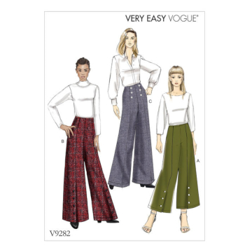 Pattern Vogue 9282 Broek, One Size, Dui/En