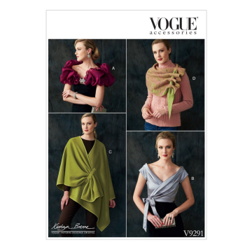 Patron Vogue 9291 accessoires femme, en français
