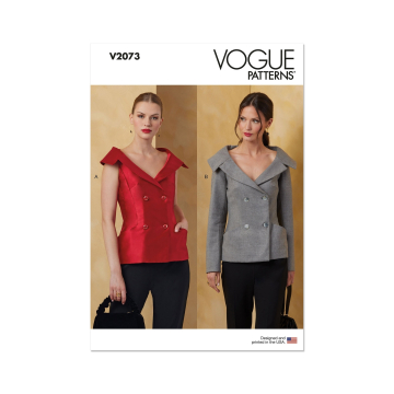Sewing pattern Vogue Jacket Ladies 2073 Size 44-52, En/Ger/Fr