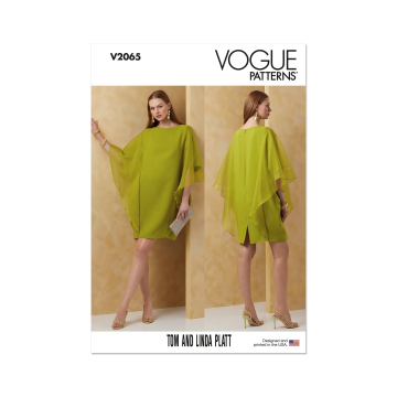 Sewing pattern Vogue V2065 Misses Dress Size 44-52, Eng/Ger/Fr