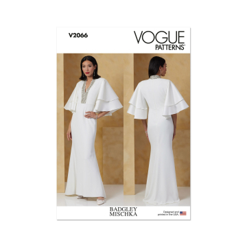 Sewing pattern Vogue V2066 Misses Dress Size 32-40, Eng/Ger/Fr
