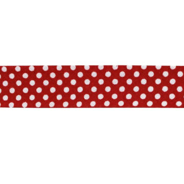 Schrägband Dots, rot