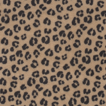 Sherpa Fleece Leopard, hellbraun