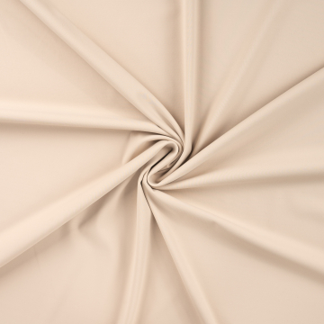 Tissu jersey technique sport uni, beige