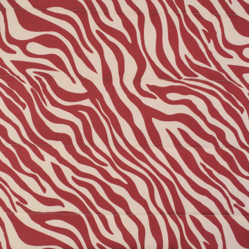 Gewatteerde stof zebra, crèmekleurig