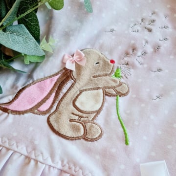 Stickdatei MaLiNa Applikation Lilly Wunscherfüllerin, duits