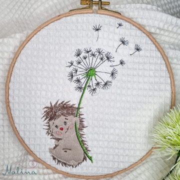 Stickdatei MaLiNa Hans der Igel, german