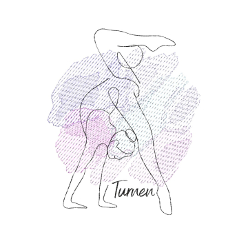 Stickdatei MaLiNa Turnen, german